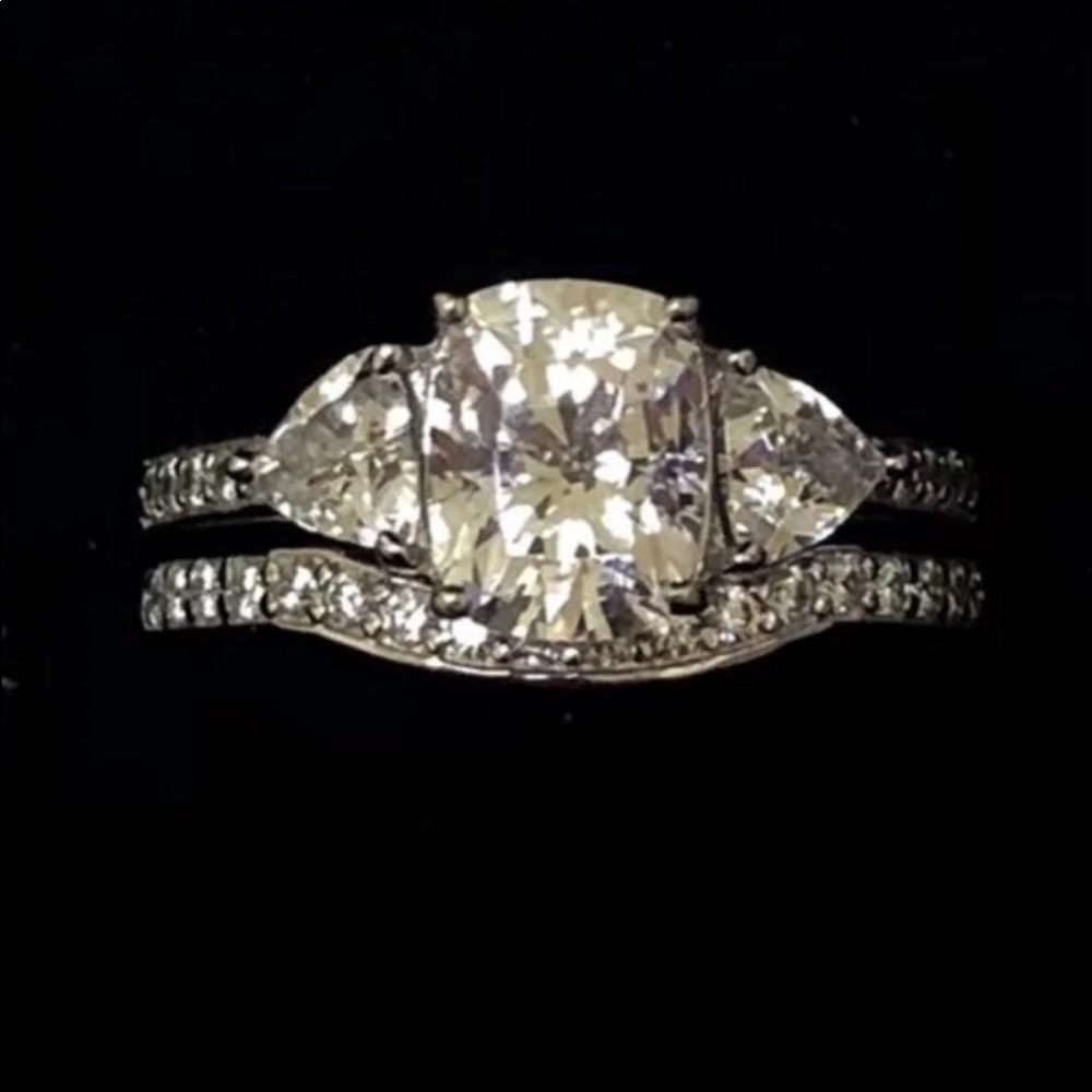 Diamonique CZ Bridal Set size 9
